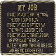 Bernard Engraving FP021; My Job -Sign