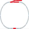 Hornby Hobby Train Tracks - R8221 Extension Pack A Track Pieces - Small Scale Model Accessories for Train, Electric Railroad Supplies with HO/OO Gauge Compatibility, Straight/Curved Tracks view 2