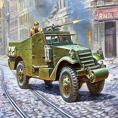 Zvezda M3 Scout Car (1/35 Scale)