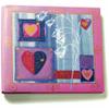 Print Postbound Album (12" X 12") Hot Pink Hearts view 1
