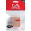 Armadillo Art & Craft Colorfin Sofft Sponge Bar 3-Pack: Flat White view 1
