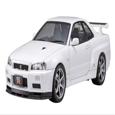 Tamiya Nissan Skyline GT-R R34 V-Spec II 1/24 Scale Model Kit 24258