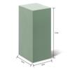 FloraCraft Floral Desert DryFM Block 1.9 Inch x 1.9 Inch x 4.9 Inch Green view 3