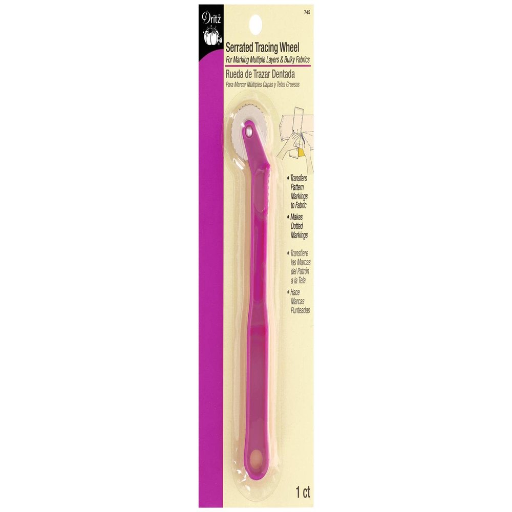 Dritz Serrated Tracing Wheel, Purple