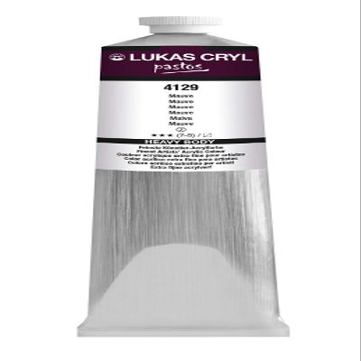 Lukas Cryl Liquid Soft Body Acrylic Paint For Pouring, Professional Low Viscosity Acrylic Paint, Mauve, 200ml