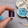1 X Japanese Nylon Beading K.O. Thread for Delica Beads - Purple 50 Meters view 4