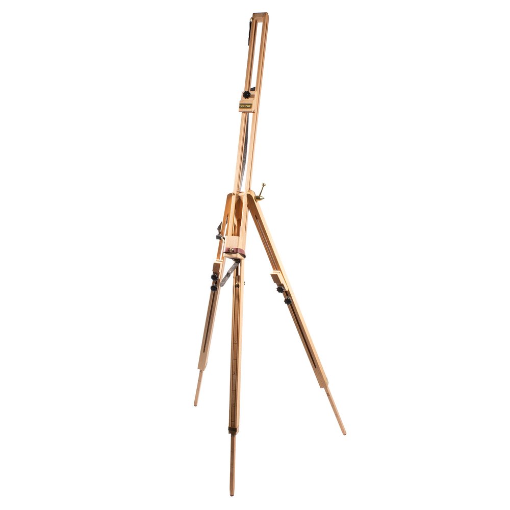 Daler-Rowney St. Paul's Easel - Wooden Easel Stand for Professional and Student Artists - Secure Canvas Stand for Oil and Watercolor - Plein Air Painting Stand Canvas Holder for The Traveling Artist