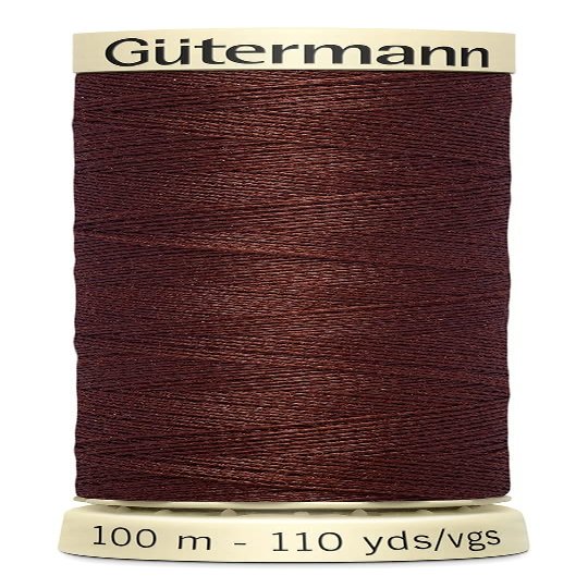 Gutermann Sew-All Thread 110 Yds: Chocolate