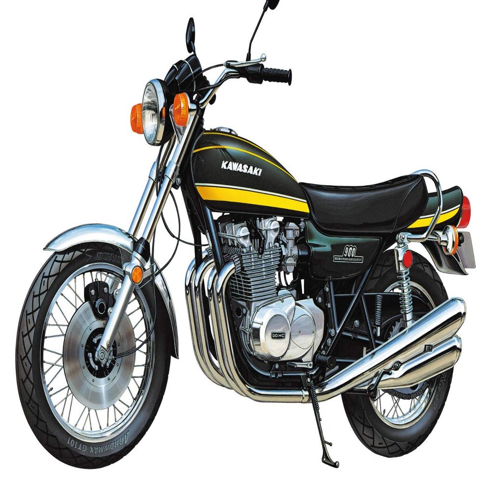 AOSHIMA 1/12 Motorcycle | Model Building Kits | No.12 Kawasaki 900 Super4 [ Japanese Import ]