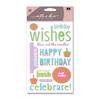 EK Success Sticko Glitter Stickers - Birthday view 1