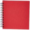Rossler Soho 145 x 195mm Wiro Bound Photo Album - Red (40 Sheets) view 1