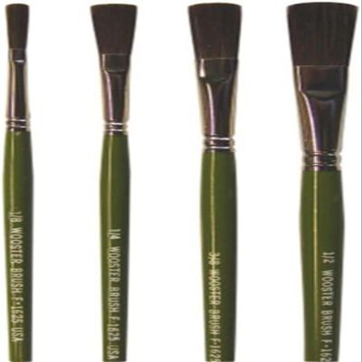 Wooster F1625 Letterer Ox Hair Letterer Artist Paint Brush, 1/8"