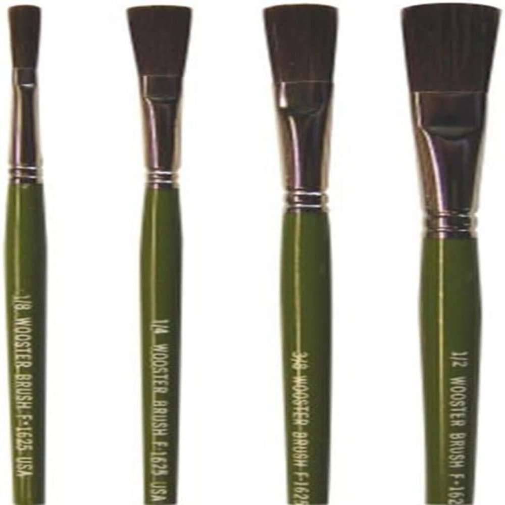 Wooster F1625 Letterer Ox Hair Letterer Artist Paint Brush, 1/8"