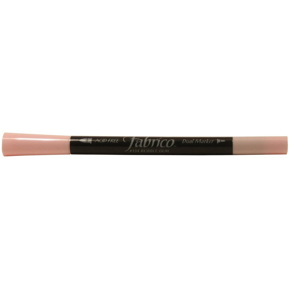 Tsukineko Dual-Ended Fabrico Marker Color-Fast, Bubble Gum