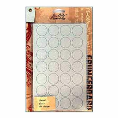 ADVANTUS CORPORATION Grungeboard Shapes 9-Pack, Plain