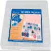 Darice No-Spill Plastic Bead Organizer Craft Supply Storage Box with 32 Compartments, Stackable Design with Lid, 13.7 x 8.6 x 1.37 view 2