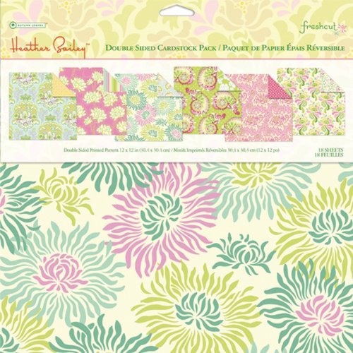 AUTUMN LEAVES 12 Inch by 12 Inch Double-Sided Cardstock Pack- Heather Bailey