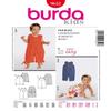 Burda Easy Sewing Pattern 9652 Infants, Toddlers Jumpsuit Overall Sizes 6 mo. to 3 yrs. view 1