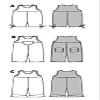Burda Easy Sewing Pattern 9652 Infants, Toddlers Jumpsuit Overall Sizes 6 mo. to 3 yrs. view 3