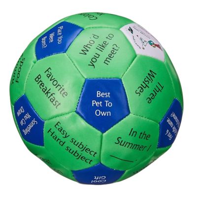 Thumball - Who Are You? - Award Winning 4" Kids Social Conversation Skill Development Ball