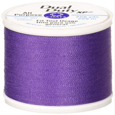 Coats Thread & Zippers Dual Duty XP General Purpose Thread, 250-Yard, Deep Violet