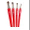 Humbrol AG4150 Evoco Paint Brushes Sizes 0,2,4,6 view 2