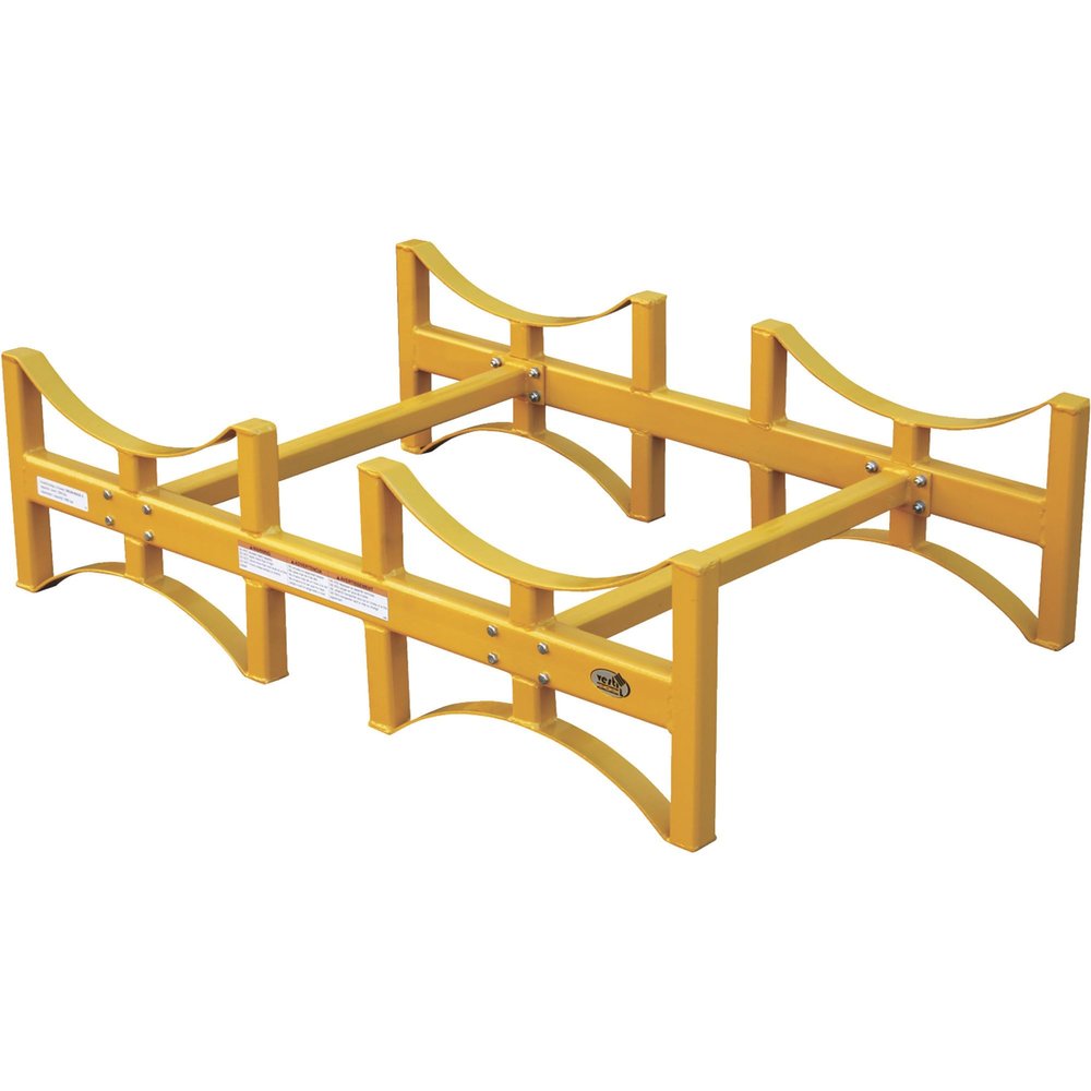 Steel 2 Drum Stackable Rack
