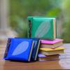 NOVICA Purple Pink Green Yellow Recycled Natural Fiber Notebooks With Rice Paper, 'Happy Leaf' (Set Of 6) view 2
