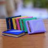 NOVICA Purple Pink Green Yellow Recycled Natural Fiber Notebooks With Rice Paper, 'Happy Leaf' (Set Of 6) view 3