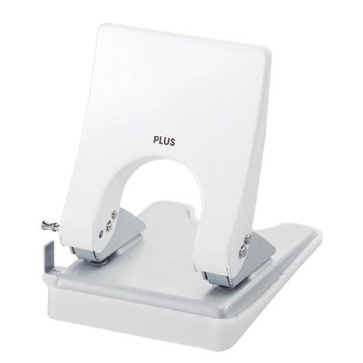 Plus Punch 2 Hole Force 1/2 Medium Size 30-201 Hole Punch 30-201 Paper Box PU-830A White
