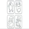 Ellison Sizzix Sizzlits Die Set 4 Pack-Winter #3 view 2