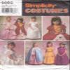 Simplicity Sewing Pattern 9089 Girls Sizes 2-6 Costume Bride Princess Cape Headpiece view 1