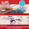 Sofft Artist Tools by GOLDEN, Mixed Sponge Bars, Pack of 4, Professional Artist Pastels view 4