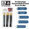 Art Advantage - Brush Set 18pc., Art Paintbrush Sets, Paint Brush Sets, Paint Brushes, Brushes for Acrylic Painting, Small Brush, Paintbrush, Craft Brushes view 2