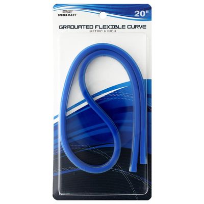 Pro Art Flexible Curve 20" Graduated Cm/in