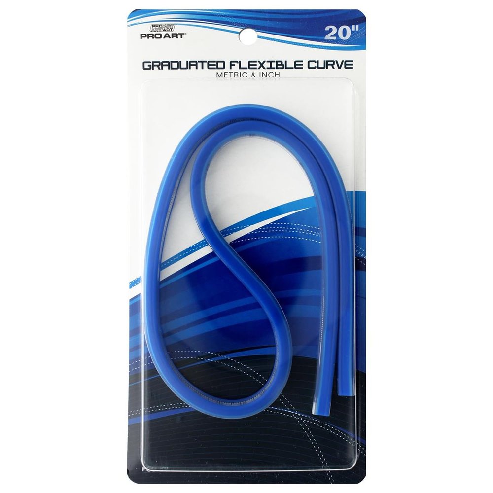 Pro Art Flexible Curve 20" Graduated Cm/in