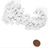 288 White Mini Wrap Roses Flower Wedding Favor Picks view 1