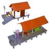 Life-Like HO Train Station Kit view 1