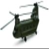 Boeing CH-47 Chinook Aircraft United States Army Olive Drab Military Mission Series 1/60 Diecast Model by New Ray view 1