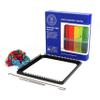 Harrisville Designs Friendly Loom Potholder Pro Weaving Kit | 10x10 Sturdy Metal Loom and Quality Cotton Weaving Loops | Complete Kit to Weave 2 Large, Durable Potholders | Made in the USA view 3