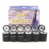 YMCtoys 1:24 Scale Model Car Replacement Rims Chrome Spokes 6Set view 1