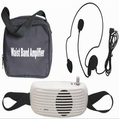Audio2000'S Waist-Band PA Amplifier with a Headset Microphone AWP6201 , Headphones and Microphones