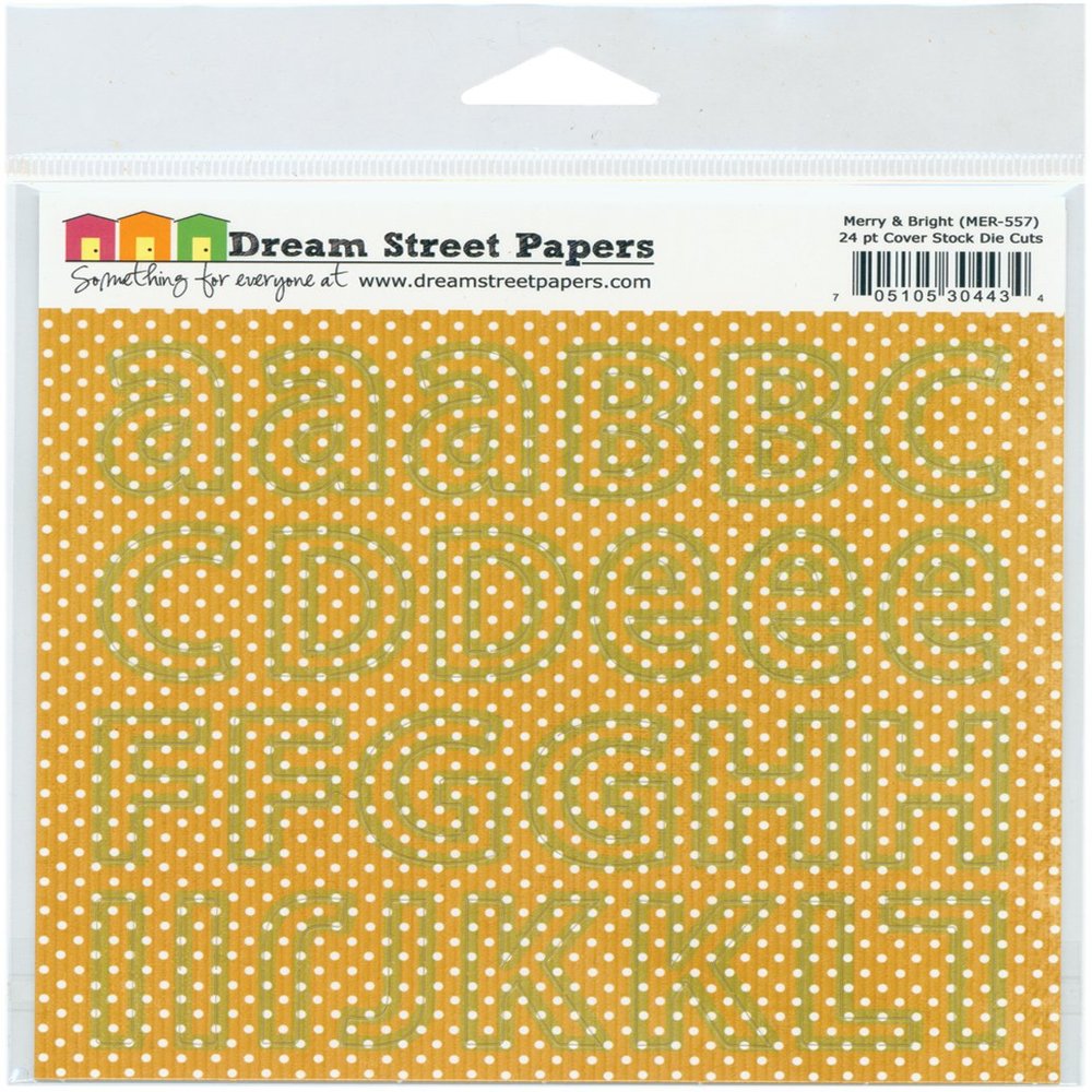 Dream Street Merry & Bright Die-Cuts: Holiday-Fall/Alphabet