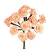 Glorex Dior Roses 12 Flowers Design Plastic Coral, 12.5 x 14 x 4 cm view 1