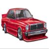 Aoshima-More Grand Champion #08-1/24 Chaser HT 2000SGS (Toyota) -Model Kit view 2