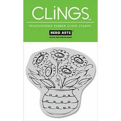 CLINGS Rubber Stamp / Bouquet in a Vase