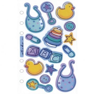 Sticko Vellum Stickers-Baby Boy