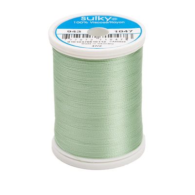 Sulky Of America 268d 40wt 2-Ply Rayon Thread, 850 yd, Mint Green