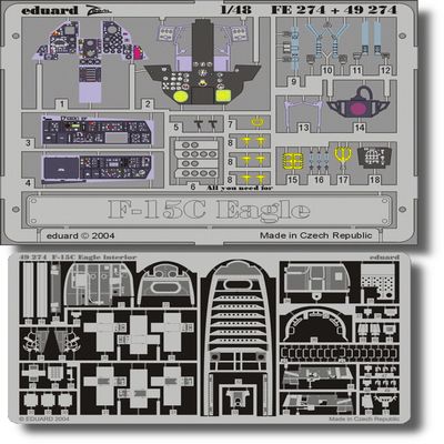 Eduard Accessories 49274 Model-Making Accessory f 15 C Eagle Interior Set