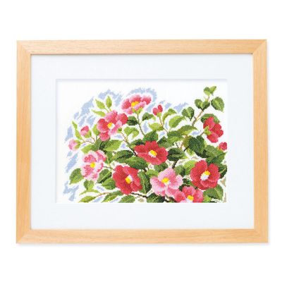 And MPs-Kingsley Cross-stitch Embroidery Kit Wind In China People Dancing Cold Camellia White 7183